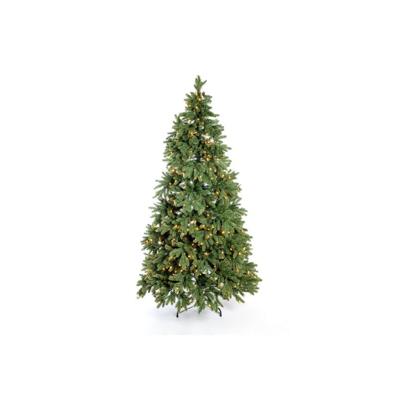 Evergreen Künstlicher Weihnachtsbaum Roswell Kiefer inkl. LEDs 122x210cm Grün