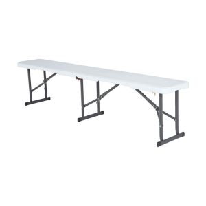 Lifetime Bank mit Klappfunktion 29,2×182,8×42,1cm Weiß Lifetime Bank mit Klappfunktion 29,2×182,8×42,1cm Weiß
