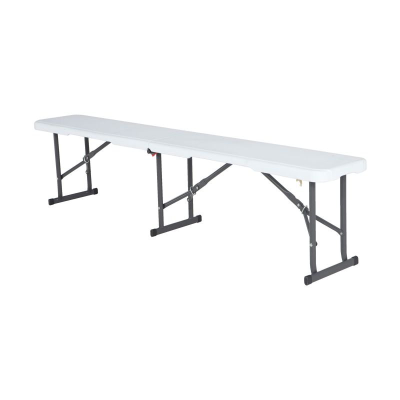 Lifetime Bank mit Klappfunktion 29,2x182,8x42,1cm Weiß