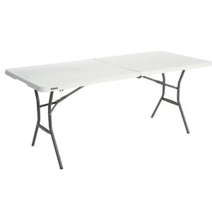 Lifetime Tisch mit Klappfunktion 76,2×183,8×73,7cm Weiß Lifetime Tisch mit Klappfunktion 76,2×183,8×73,7cm Weiß
