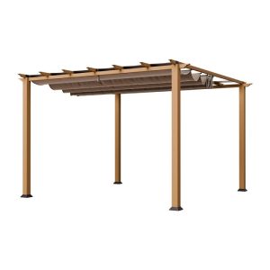 Paragon Outdoor Outdoor Pergola Florida 1111 350x350x235cm Holzoptik Paragon Outdoor Outdoor Pergola Florida 1111 350x350x235cm Holzoptik