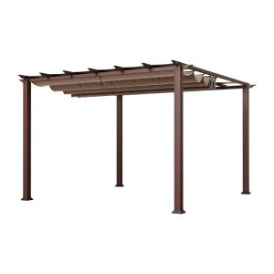 Paragon Outdoor Outdoor Pergola Florida 1111 350x350x235cm Dunkelbraun Paragon Outdoor Outdoor Pergola Florida 1111 350x350x235cm Dunkelbraun