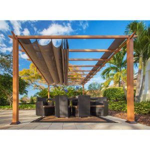Paragon Outdoor Outdoor Pergola Florida 1116 350x505x236cm Holzoptik Paragon Outdoor Outdoor Pergola Florida 1116 350x505x236cm Holzoptik