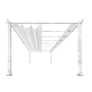 Paragon Outdoor Outdoor Pergola Florida 1116 inkl. Sonnensegel 350x505x236cm Weiß Paragon Outdoor Outdoor Pergola Florida 1116 inkl. Sonnensegel 350x505x236cm Weiß