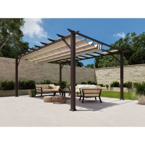 Paragon Outdoor Outdoor Pergola Florida 1116 350x505x236cm Dunkelbraun Paragon Outdoor Outdoor Pergola Florida 1116 350x505x236cm Dunkelbraun
