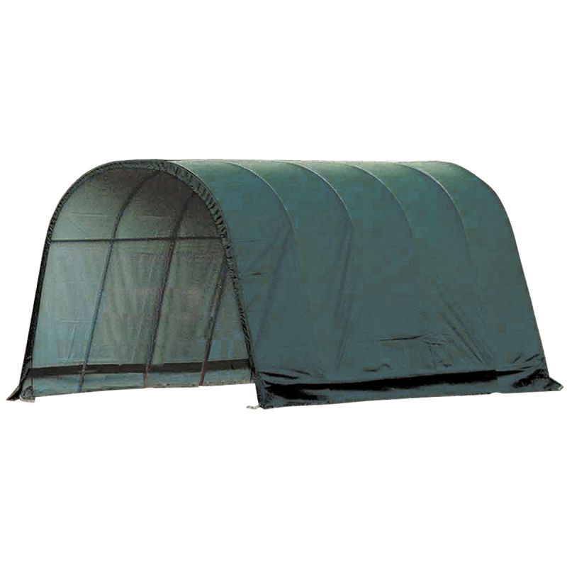 ShelterLogic Weidezelt Run-In-Shed 24,4m² 610x400x300cm Grün