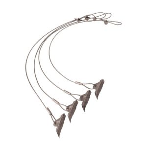 ShelterLogic Weidezelt Zubehör Bodenanker 4 Stück 107cm Silber