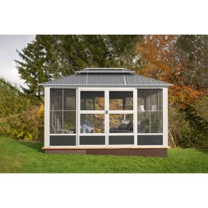 Sojag Pavillon Kaltwintergarten Olan 1014 435,6×311,1x291cm Anthrazit