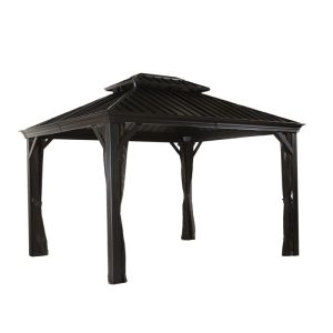 Sojag Pavillon Messina 1012 inkl. Moskitonetz 298x363x291,5cm Anthrazit