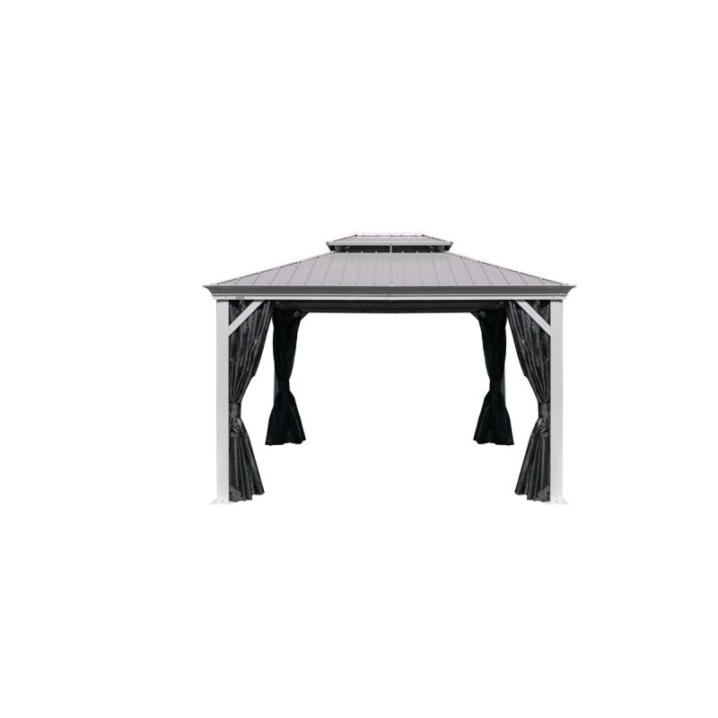 Sojag Pavillon Messina 1216 inkl. Moskitonetz 363x483x307,1cm Champagner