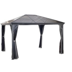Sojag Pavillon Verona 1014 inkl. Moskitonetz 298,3×422,5x261cm Anthrazit Sojag Pavillon Verona 1014 inkl. Moskitonetz 298,3×422,5x261cm Anthrazit