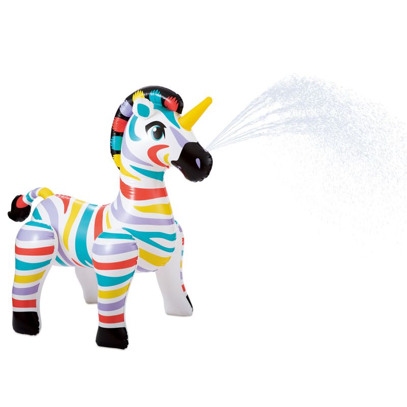 Summer Waves Wasserspielzeug Sprinkler Zebra 157x94x157cm Bunt