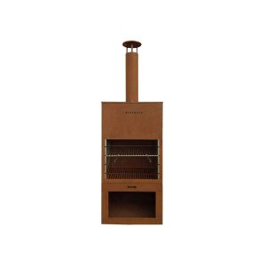 Westmann Terrassenofen Gartenkamin inkl. Grillrost 41x70x229cm Rost Westmann Terrassenofen Gartenkamin inkl. Grillrost 41x70x229cm Rost