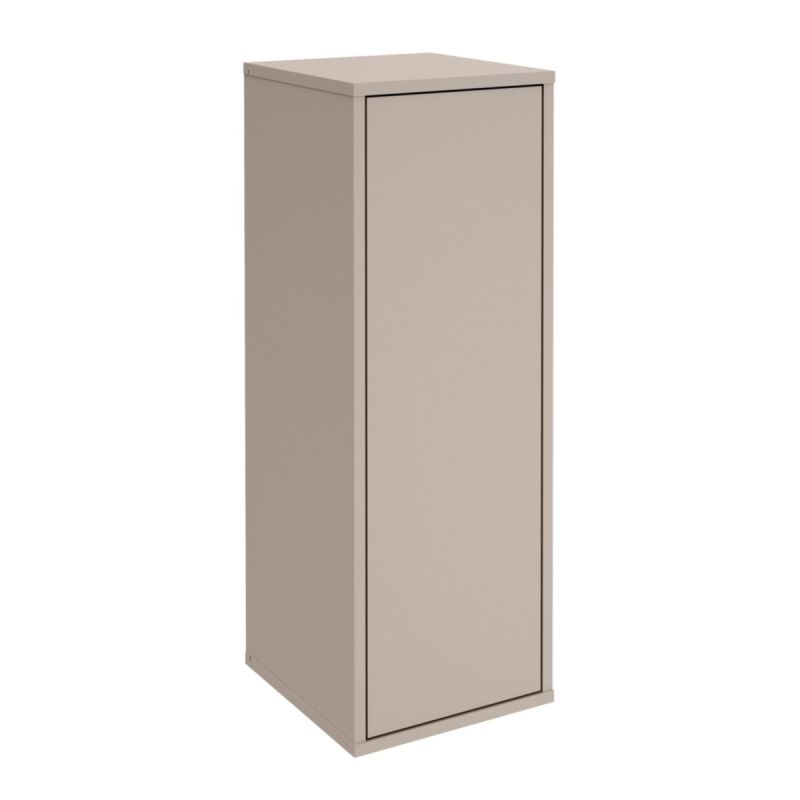Fackelmann Compactline Midischrank Kaschmir 1 Tür 302x842x320mm Push-To-Open