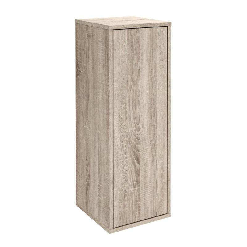 Fackelmann Compactline Midischrank Sonoma Eiche 1 Tür 302x842x320mm Push-To-Open