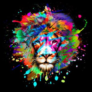Pro-Art Leinwand Canvas Colorful Lion Head III 40×40 cm Pro-Art Leinwand Canvas Colorful Lion Head III 40×40 cm