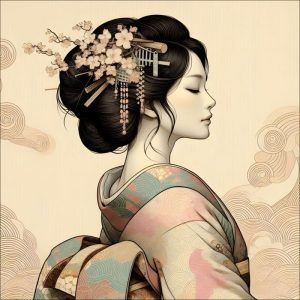 Pro-Art Leinwand Canvas Geisha VI 40×40 cm Pro-Art Leinwand Canvas Geisha VI 40×40 cm