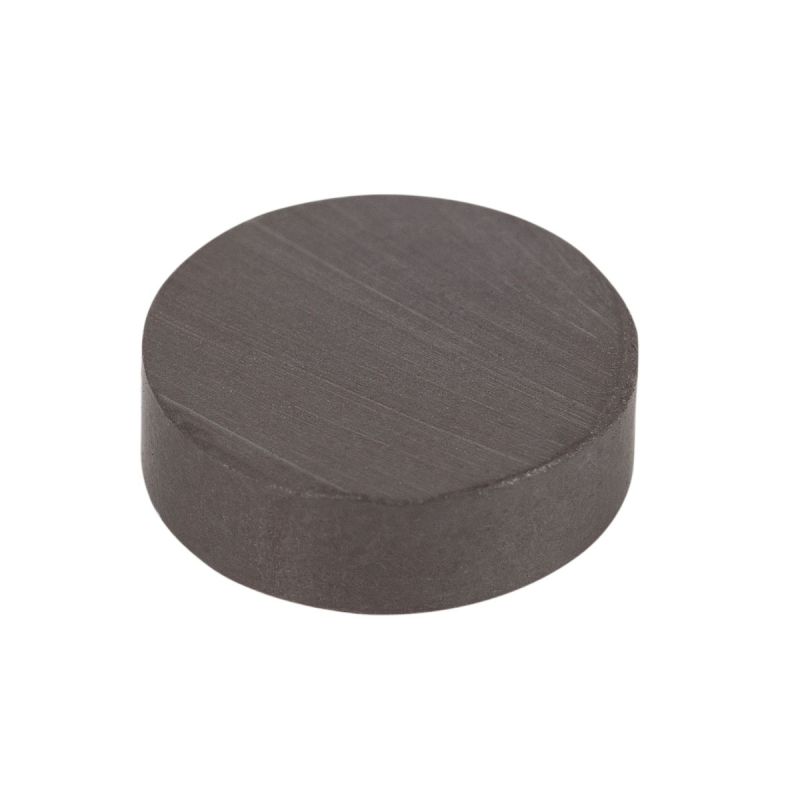Suki Magnetscheibe Ferrit, selbstklebend, Ø 10 x 3 mm, schwarz
