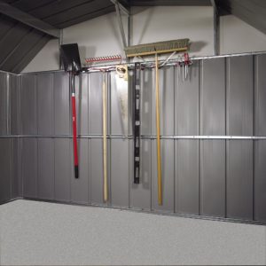 Gerätehaus Spacemaker Zubehör Werkzeugleisten Set 65 cm Gerätehaus Spacemaker Zubehör Werkzeugleisten Set 65 cm