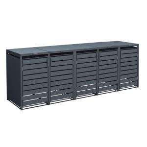 Westmann Mülltonnenbox Kubus 5x 240 L 80x332x116 cm Westmann Mülltonnenbox Kubus 5x 240 L 80x332x116 cm