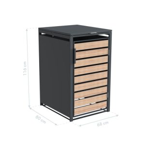 Westmann Mülltonnenbox Lacina 1x 240 L 80x68x116 cm Westmann Mülltonnenbox Lacina 1x 240 L 80x68x116 cm