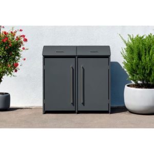 Westmann Mülltonnenbox Moderna 2 2x 240 L 83x139x135 cm Westmann Mülltonnenbox Moderna 2 2x 240 L 83x139x135 cm