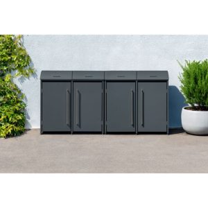 Westmann Mülltonnenbox Moderna 4 4x 240 L 83x278x135 cm Westmann Mülltonnenbox Moderna 4 4x 240 L 83x278x135 cm