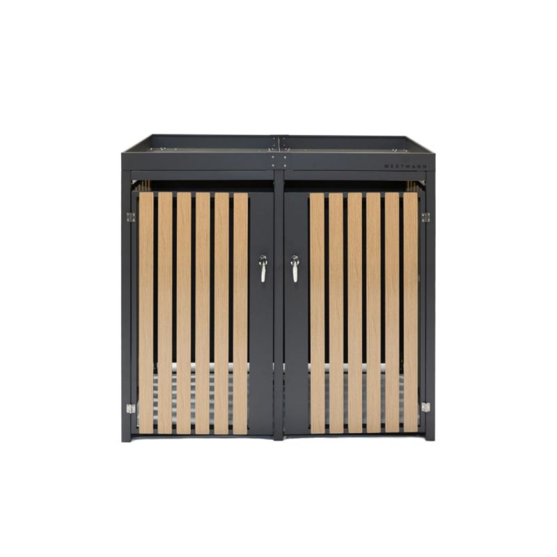 Westmann Mülltonnenbox Planta 2x 240 L 84x134x124,5 cm