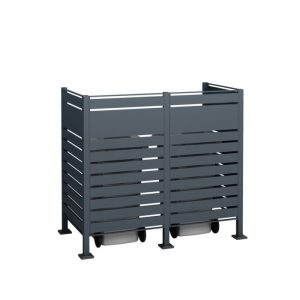 Westmann Mülltonnenverkleidung Planum 2x 240 L 1er Box 90x170x150 cm Westmann Mülltonnenverkleidung Planum 2x 240 L 1er Box 90x170x150 cm