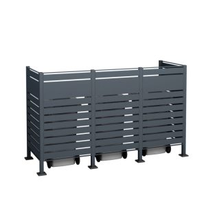 Westmann Mülltonnenverkleidung Planum 3x 240 L 1er Box 90x250x150 cm Westmann Mülltonnenverkleidung Planum 3x 240 L 1er Box 90x250x150 cm