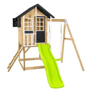 Zwerkules Spielhaus Holli 2 inkl. Rutsche & Schaukel 352x280x224 cm Zwerkules Spielhaus Holli 2 inkl. Rutsche & Schaukel 352x280x224 cm