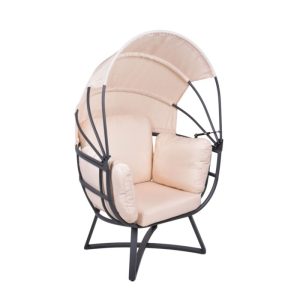 Garden Pleasure Relaxsessel DELOS Stahl, Polyester, beige Garden Pleasure Relaxsessel DELOS Stahl, Polyester, beige