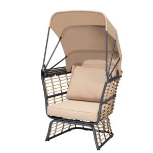 Garden Pleasure Relaxsessel PAROS Aluminium, Spun-Polyester, beige Garden Pleasure Relaxsessel PAROS Aluminium, Spun-Polyester, beige