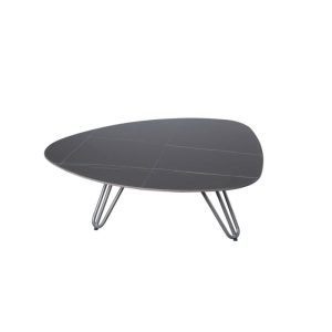 Garden Pleasure Tisch ALINA Aluminium, gesinterter Stein, schwarz Garden Pleasure Tisch ALINA Aluminium, gesinterter Stein, schwarz