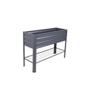 Garden Pleasure Hochbeet LILLIA, mit Vlies Metall pulverbeschichtet, anthrazit Garden Pleasure Hochbeet LILLIA, mit Vlies Metall pulverbeschichtet, anthrazit