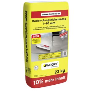 Saint-Gobain Weber Boden-Ausgleichsmasse 1-40 mm 22 kg