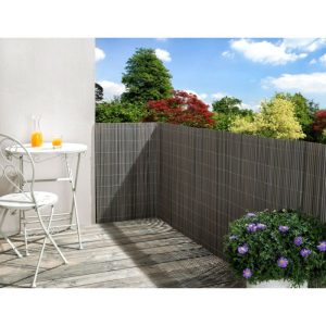 floraworld Sichtschutz Comfort grau 0,9×3 m