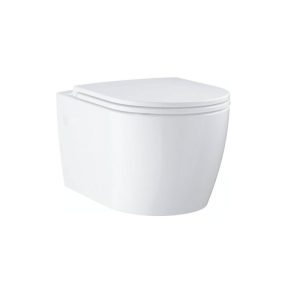 Grohe Wand-WC-Set Start Round spuelrand-los inkl.DP WC-Sitz mit ASAQuick-Release