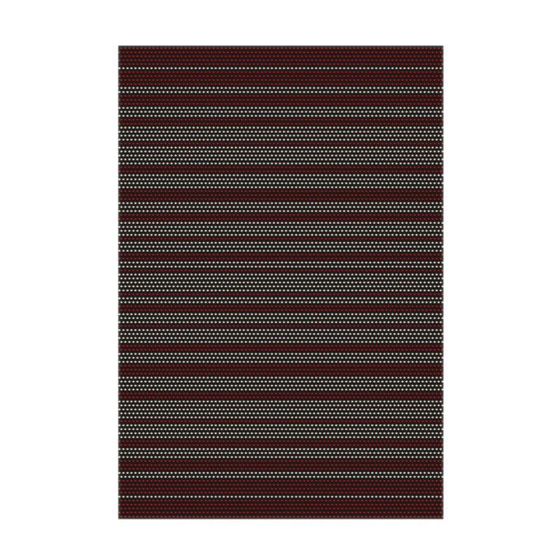 Ambience 8009 Schwarz / Rot / Weiß 200cm x 300cm