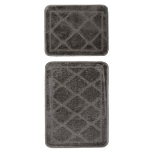 Badematte Lagoon 125 grau 2er-Set Badematte Lagoon 125 grau 2er-Set
