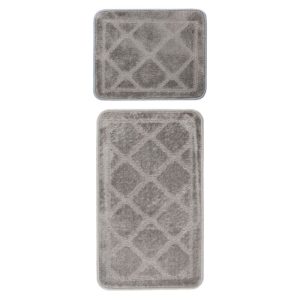 Badematte Lagoon 125 silber 2er-Set Badematte Lagoon 125 silber 2er-Set