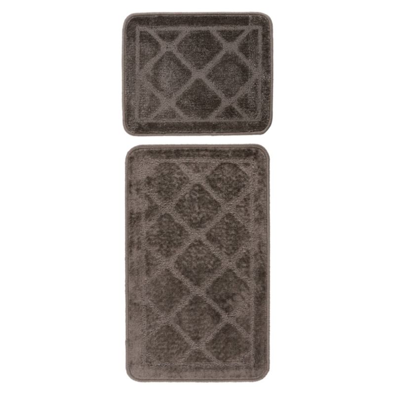 Badematte Lagoon 125 taupe 2er-Set