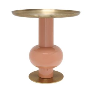 Beistelltisch Art Deco 2225 aprikot gold Beistelltisch Art Deco 2225 aprikot gold