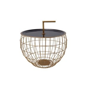 Beistelltisch Art Deco 535 schwarz Beistelltisch Art Deco 535 schwarz