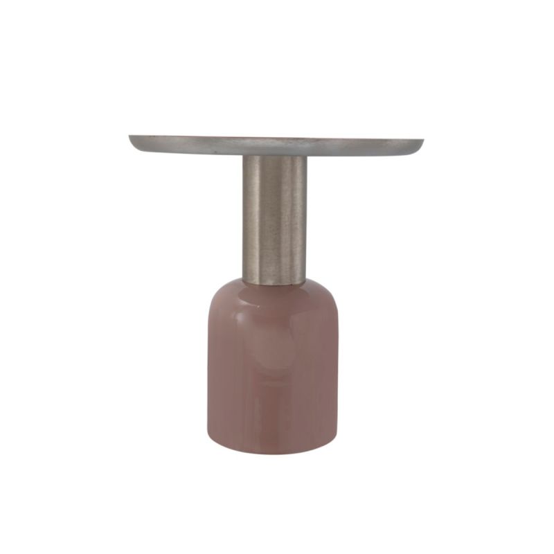 Beistelltisch Art Deco 725 altrosa silber