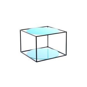 Beistelltisch Cody 110 blau schwarz Beistelltisch Cody 110 blau schwarz