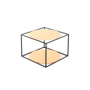 Beistelltisch Cody 110 orange schwarz Beistelltisch Cody 110 orange schwarz