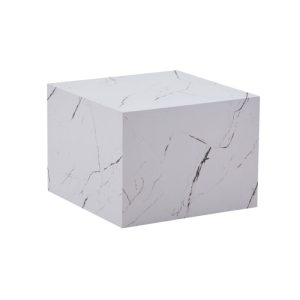 Beistelltisch Cuboid 125 weiss Beistelltisch Cuboid 125 weiss