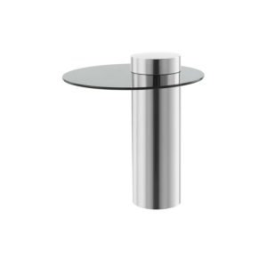 Beistelltisch Ontario 125 silber grau Beistelltisch Ontario 125 silber grau
