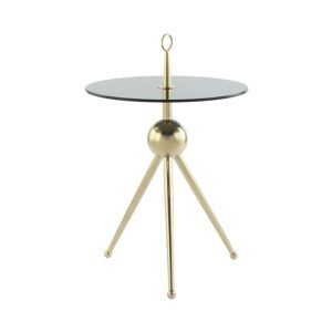 Beistelltisch Ontario 325 gold grau Beistelltisch Ontario 325 gold grau